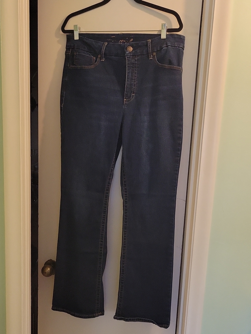 Seven Dark Blue Women's Straight-Leg Jeans